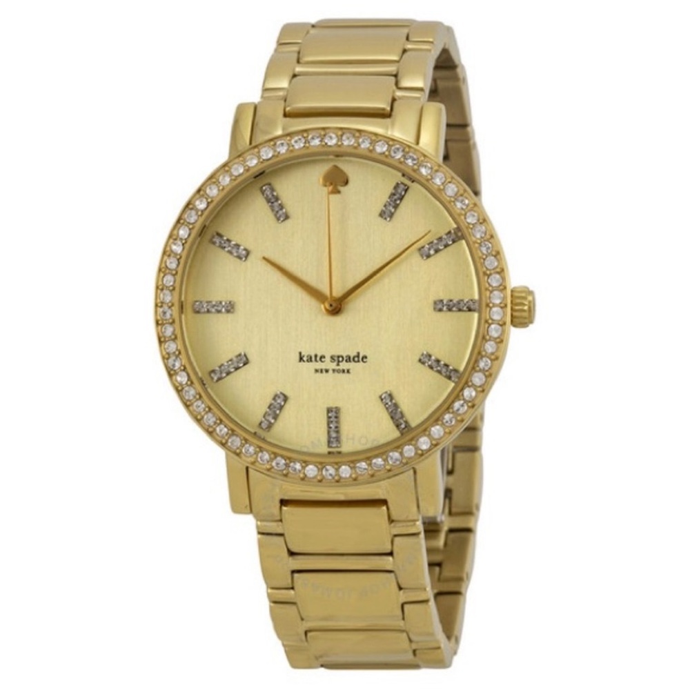 Kate Spade Gramercy Grand Gold Dial Gold-plated Ladies Watch